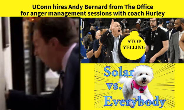 UConn hires Andy Bernard from The Office to offer anger management sessions with coach Hurley